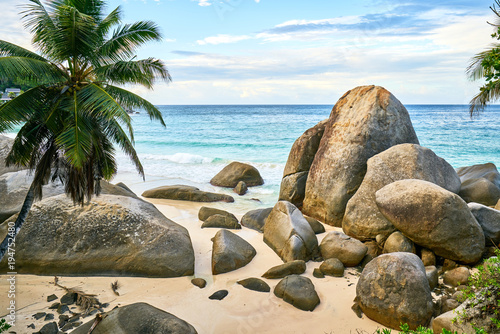 tropical beach Seychelles called 