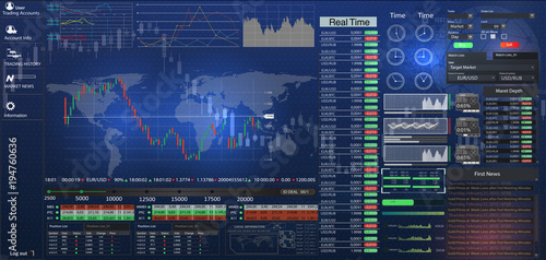 HUD UI for business app. Futuristic user interface HUD and Infographic elements. Abstract virtual graphic touch user interface. UI hud infographic interface screen monitor radar set web elements