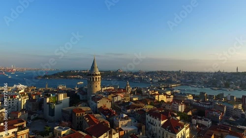 havadan istanbul galata kulesi