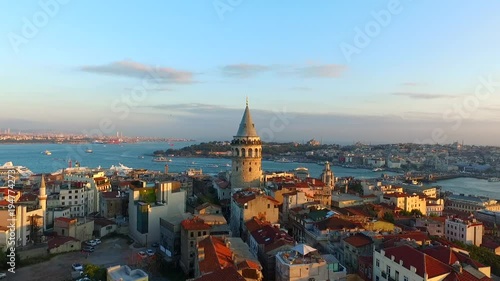 havadan istanbul galata kulesi