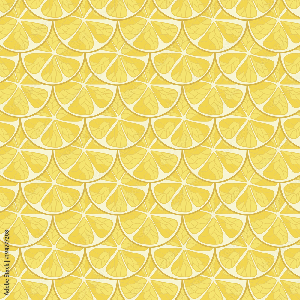 yellow lemon slices repeating pattern yellow lemon slices repeating pattern
