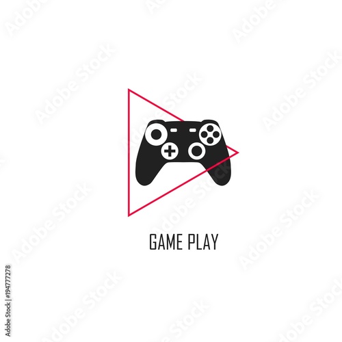 Game Play Vector Template Design