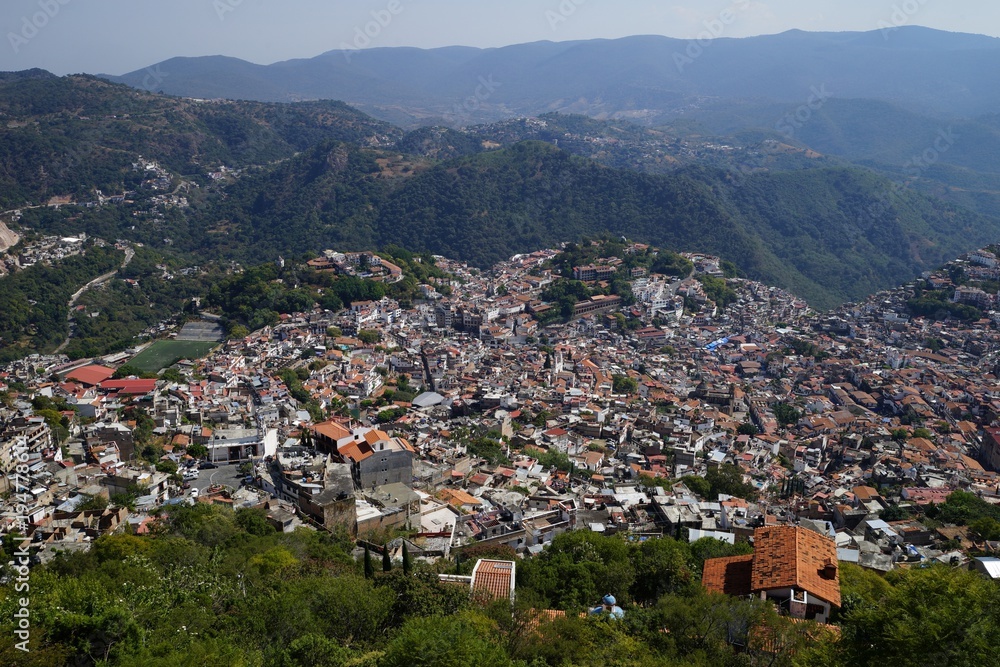 Elevated view of Taxco de Alarcon, Mexico