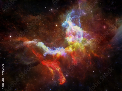 Fototapeta Naklejka Na Ścianę i Meble -  Lights of Nebula