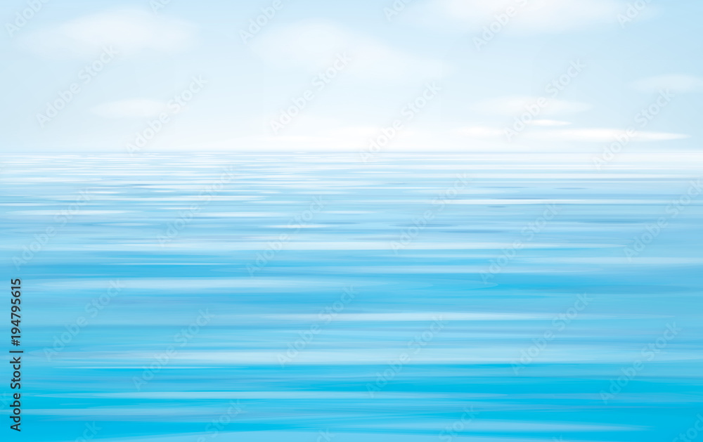 Fototapeta premium Wektorowy błękitny denny tło.