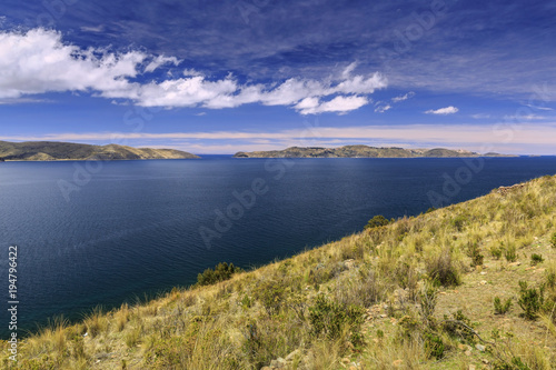 Fototapeta Naklejka Na Ścianę i Meble -  Island of the Moon (Isla de la Luna), Lake Titicaca, Bolivia