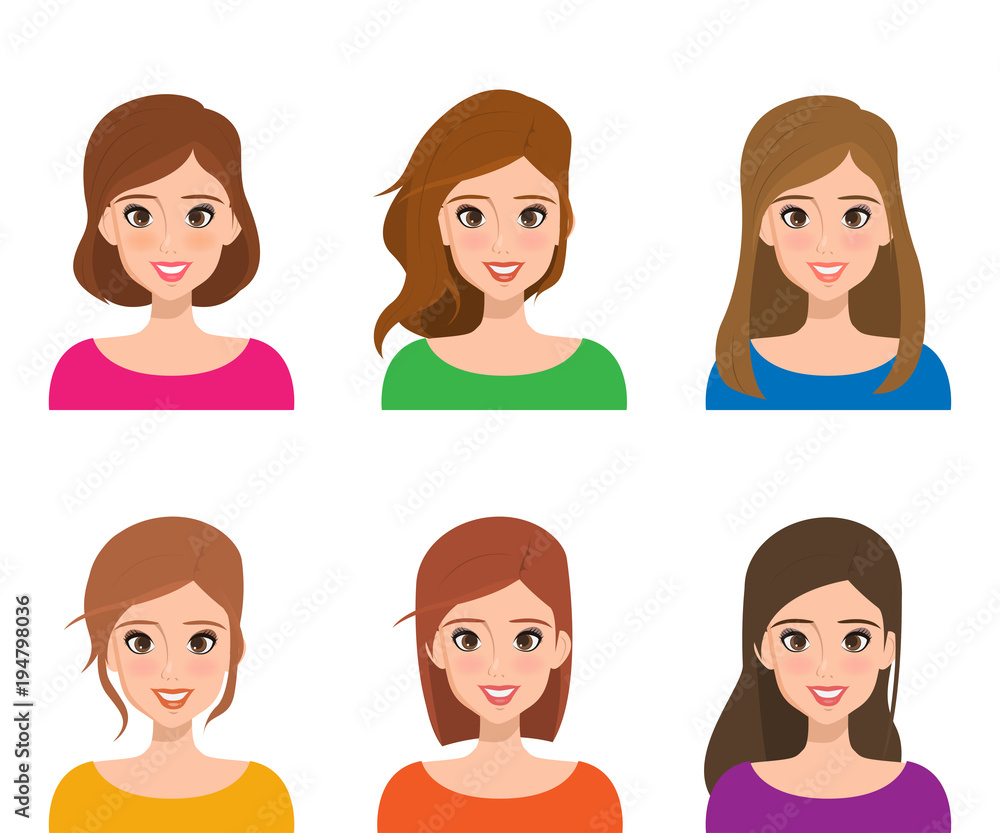 woman character in business people working concept. avatar of people. woman character in business people working concept. avatar of people.