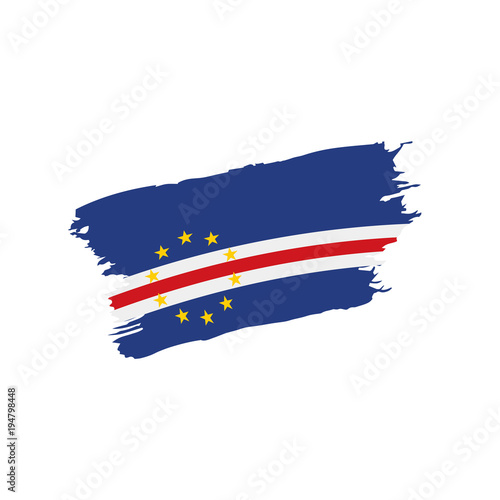Cape Verde flag  vector illustration
