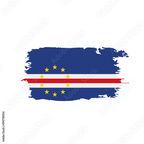 Cape Verde flag  vector illustration