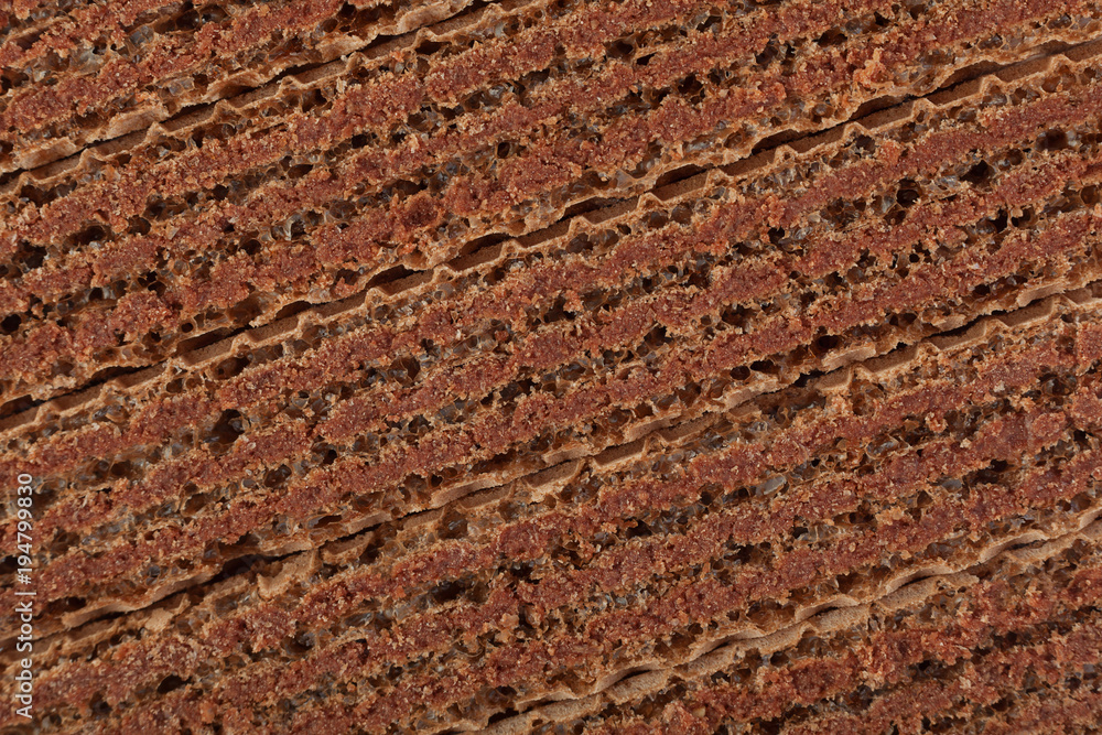 Brown wafers stick background