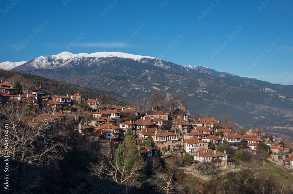 Palaios Panteleimonas Village in Leptokaria region Greece