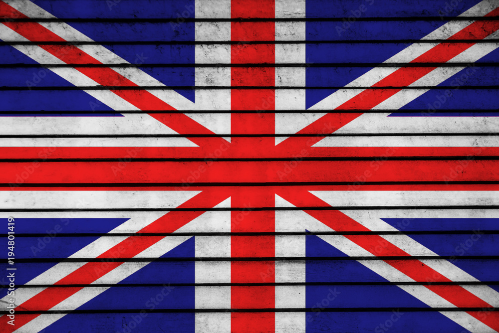 Fototapeta premium Great Britain flag grunge background