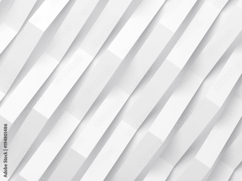 Obraz premium Abstract white background diagonal pattern