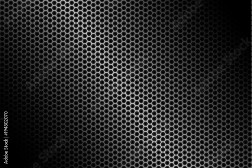 Dark carbon fiber background, stock vector illustration
