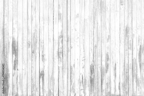 Old white grey wood texture and background in vintage tone.