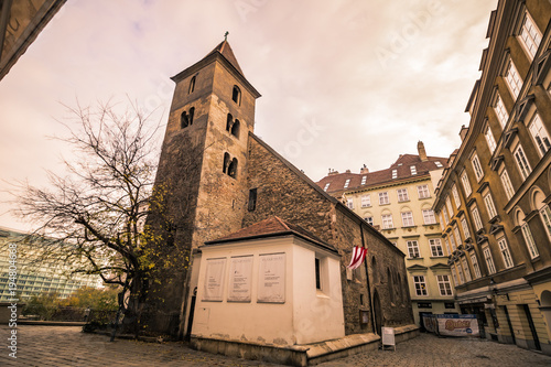 Die römisch-katholische Ruprechtskirche ist die älteste in ihrer Grundsubstanz noch bestehende Kirche der Stadt Wien. photo