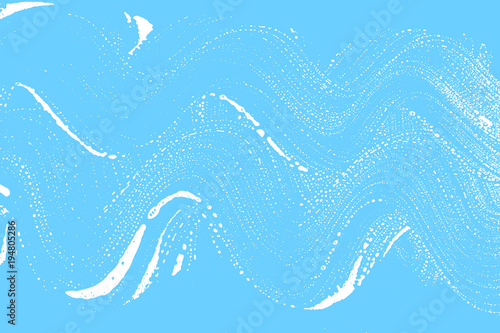 Natural soap texture. Alive light blue foam trace background. Artistic fascinating soap suds. Cleanliness, cleanness, purity concept. Vector illustration.