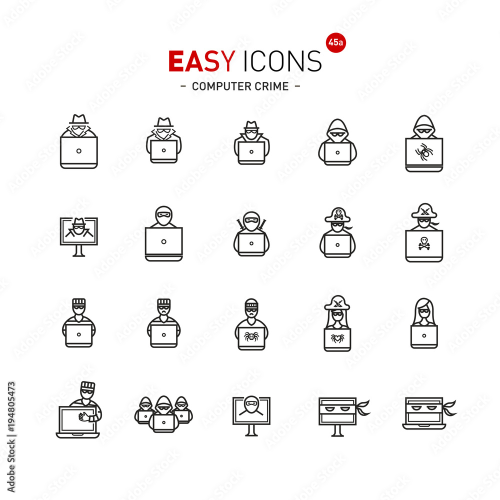 Easy icons 44a Computer crime Easy icons 44a Computer crime