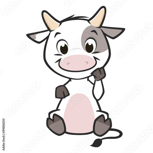 Cartoon Baby Cow