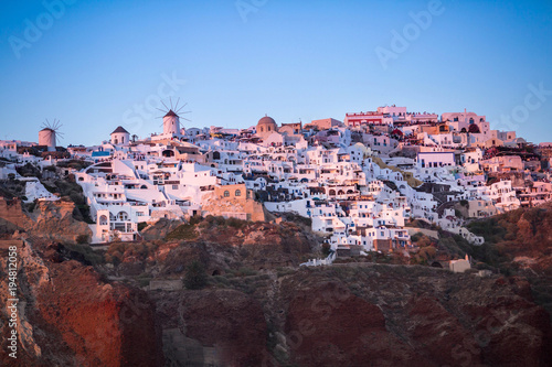 Beautiful view of village of Oia, Santorini Island © AnnaFotyma