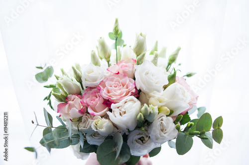 Beautiful wedding bouquet for bride