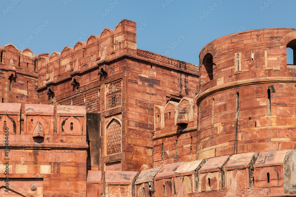 Rotes Fort in Agra, Indien