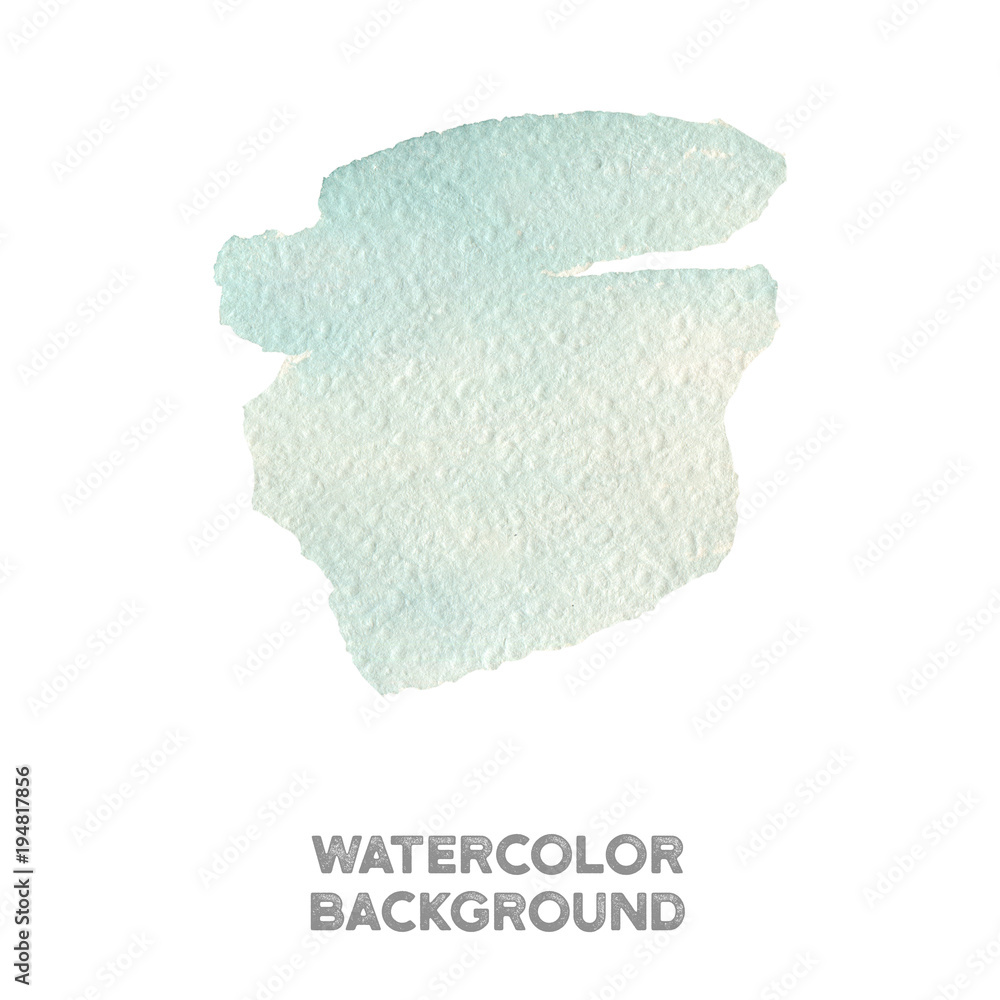 Hand painted blue watercolor texture Hand painted blue watercolor texture