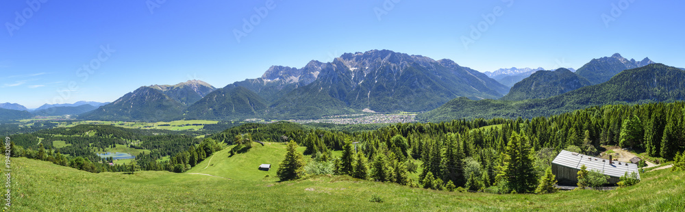 Mittenwald, Isartal und das Karwendelgebirge