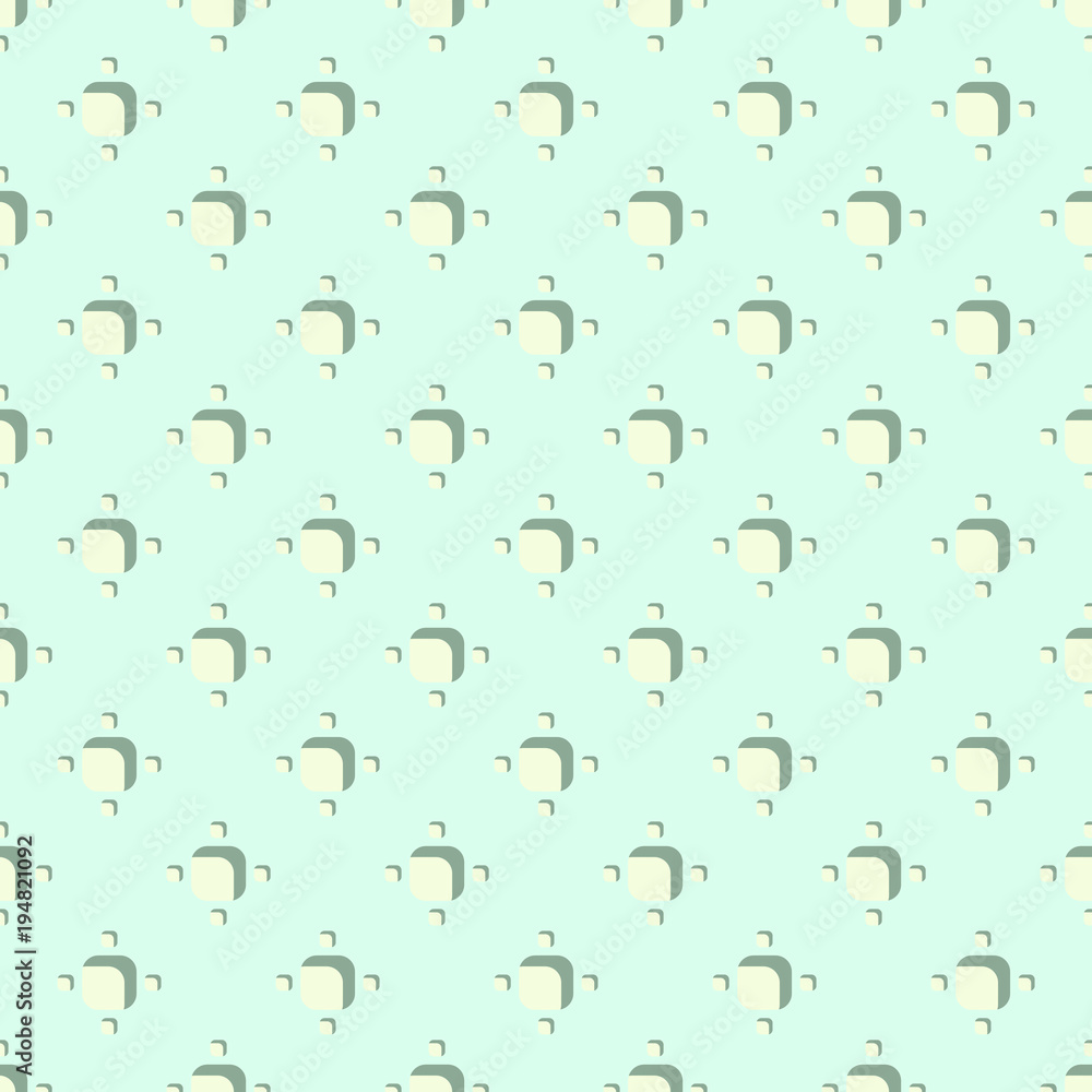 Polka Dot Pattern, Seamless Retro Vector Background