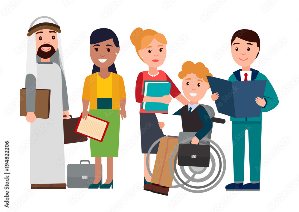 Business People Collection Vector Illustration Business People Collection Vector Illustration