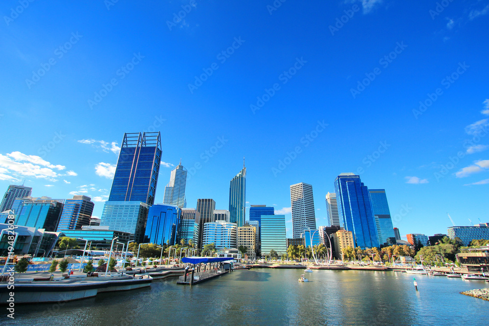 Obraz premium The city of Perth, Australia