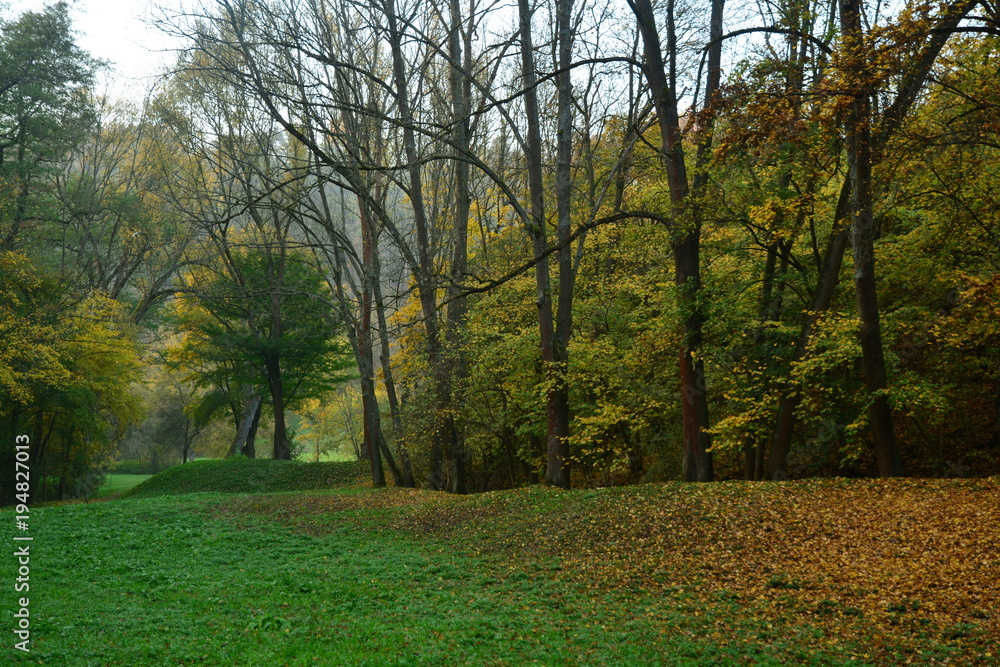 Naklejka premium The landscape of the Czech Karst