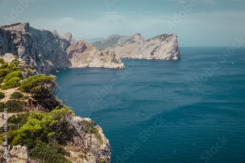 Formentor the coast of mallorca balearic islands