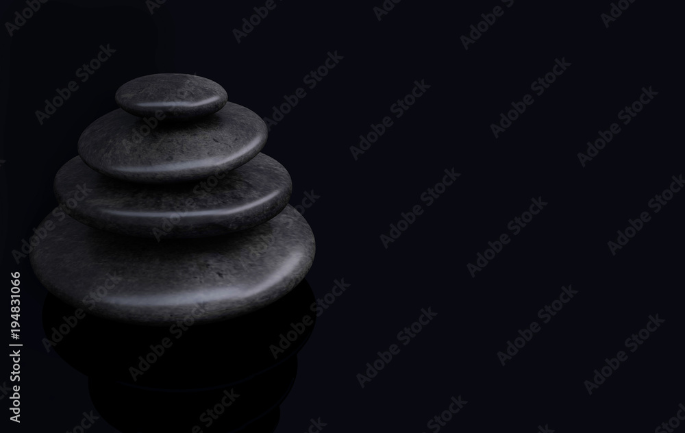 Zen spa stones - Copyspace Zen spa stones - Copyspace