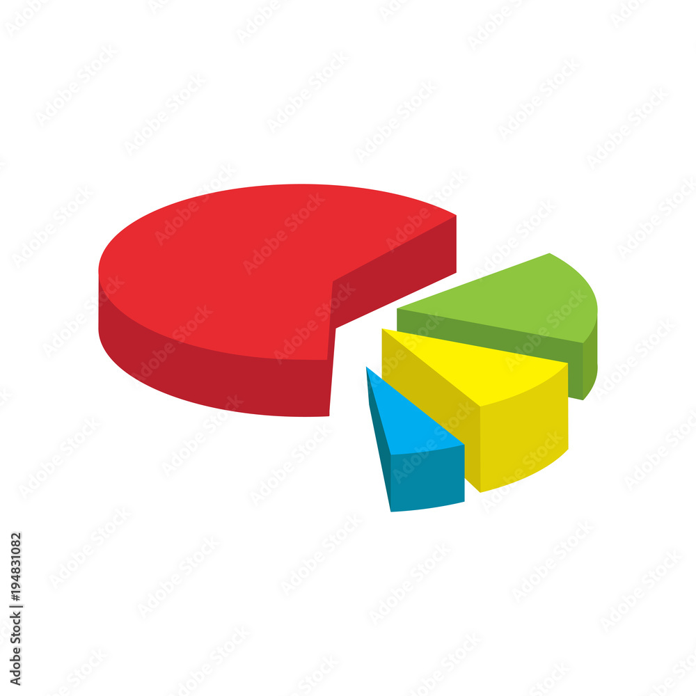 Obraz premium Vector circle diagram, business, success concept. Infographic icon. Vector