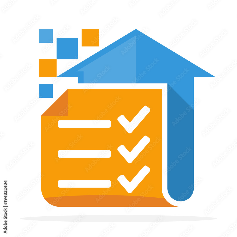 icon logo with the concept of uploading survey files, data inspection icon logo with the concept of uploading survey files, data inspection