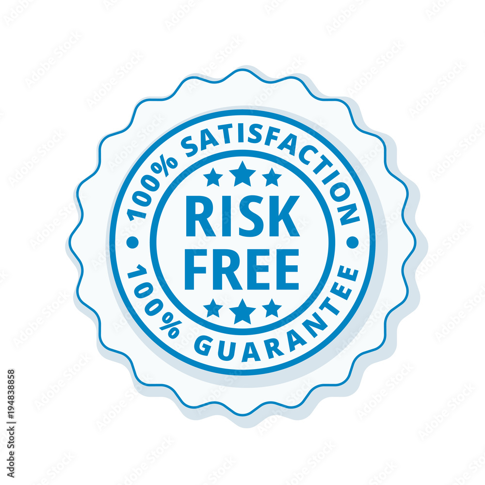 Risk Free 100% Satisfaction Guarantee illustration