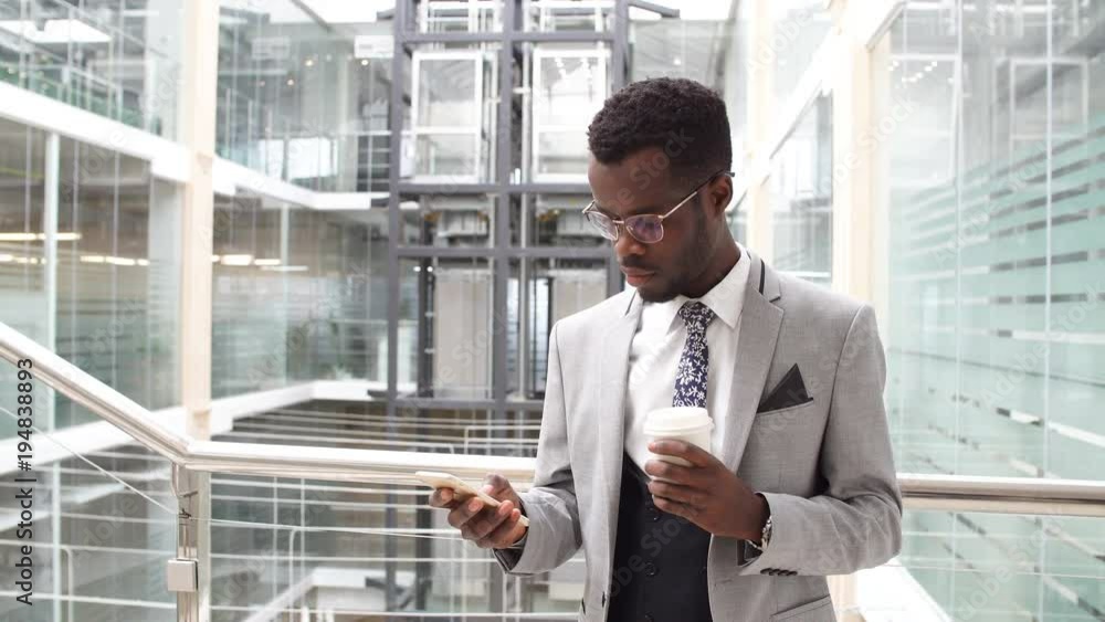 Portrait of confident businessman in modern office. Portrait of confident businessman in modern office.