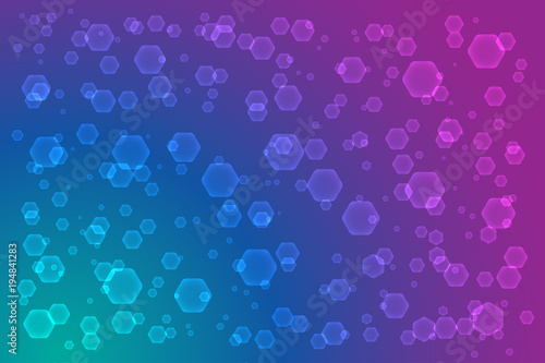 Abstract background with hexagonal shapes