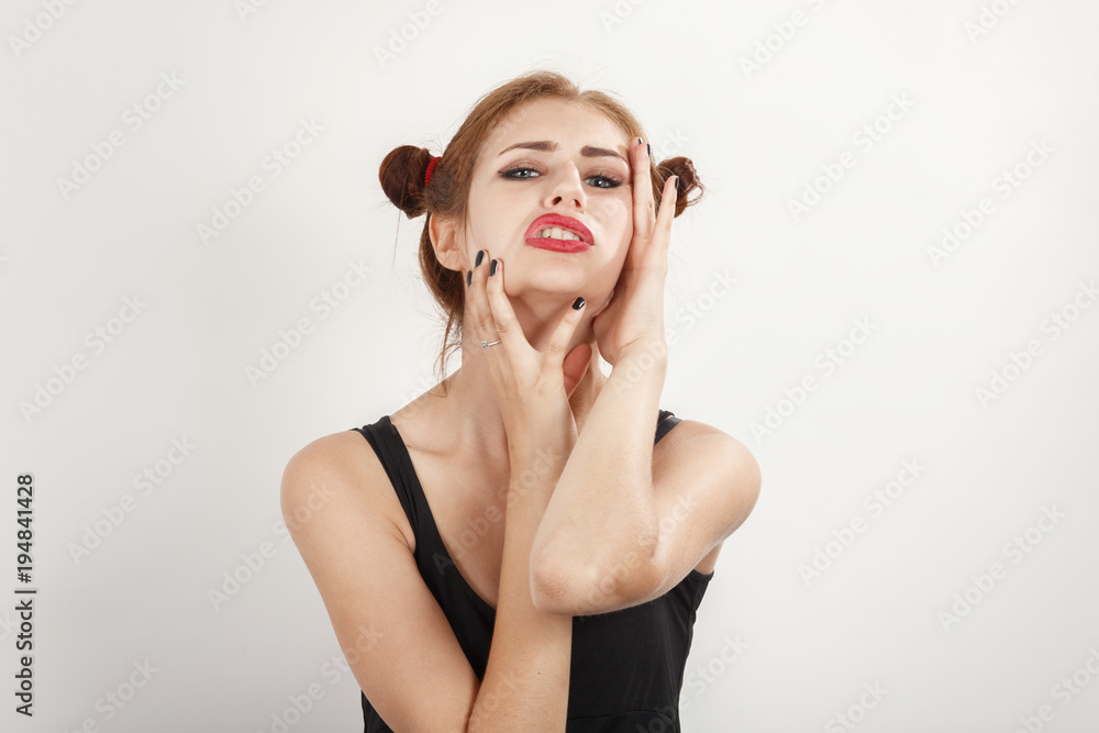 Obraz premium fun woman posing