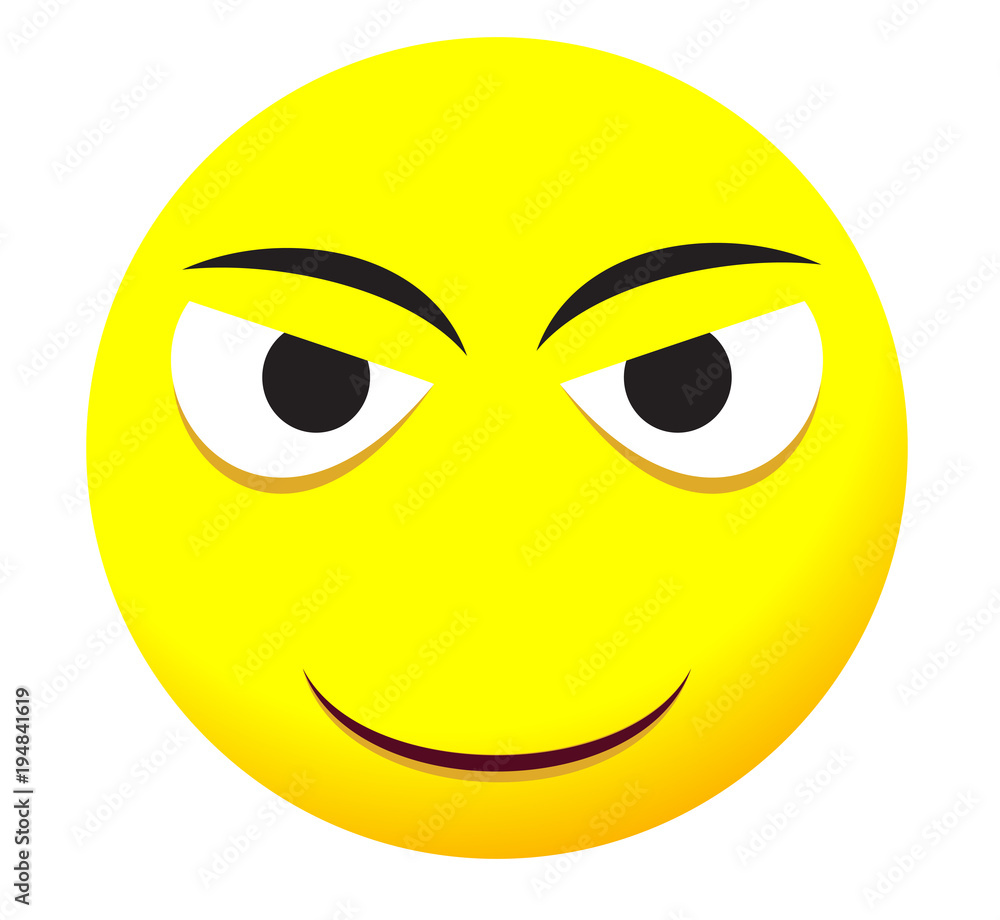 Fototapeta premium Emoji faces with yellow emotional icons