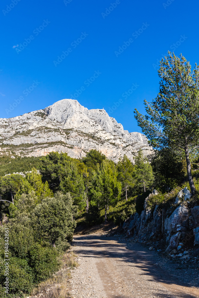 the Sainte Victoire mountain, in Provence