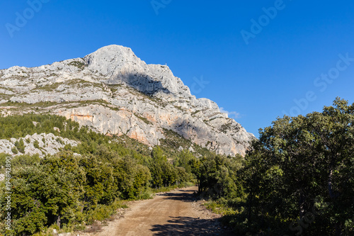 the Sainte Victoire mountain, in Provence