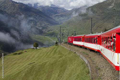 スイスの登山電車