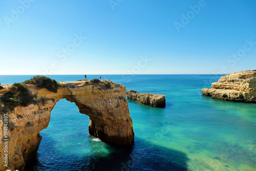 natural arch, Praia da Albandeira, Algarve, Portugal