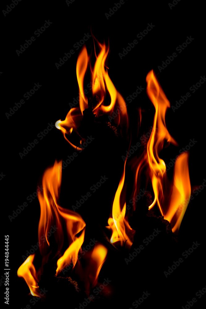 Fire flame set isolated on black isolated background - Beautiful yellow, orange and red and red blaze fire flame texture style. Fire flame set isolated on black isolated background - Beautiful yellow, orange and red and red blaze fire flame texture style.