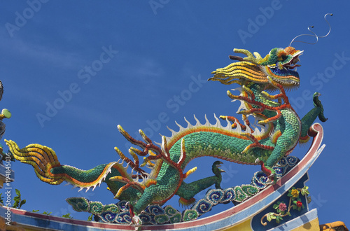 Photography Detail vom Chinesischen Tempel Kuala Lumpur