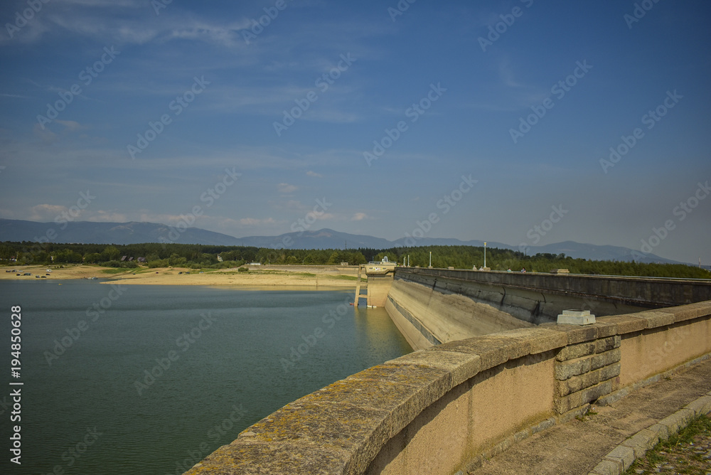 A hot summer day at Koprinka dam near Kazanlak town, South Bulgaria.