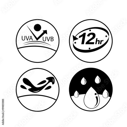 Icon Sun Skin Black and White
