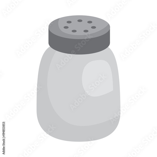 salt shaker seasoning for cooking condiment vector illustration sticker design